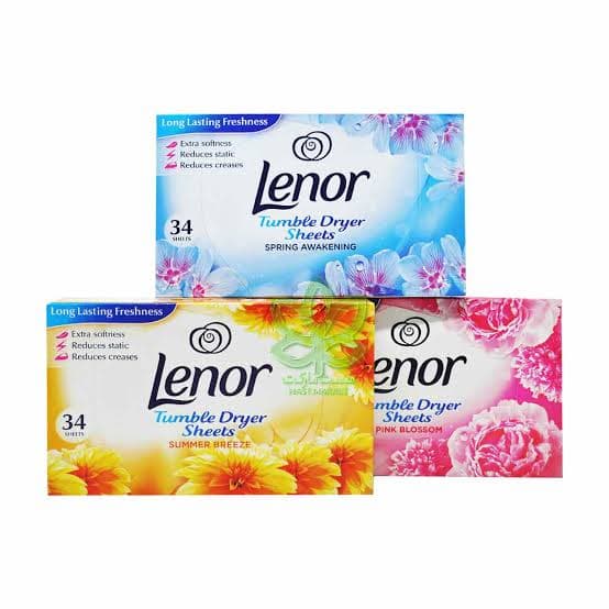 پد خوشبو کننده لباسشویی لنور (Lenor Dryer Sheets)