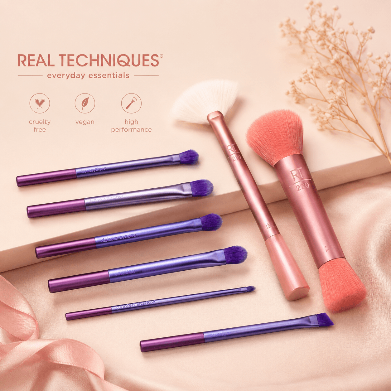 ست براش آرایشی Real Techniques Everyday Eye Essentials — تصویر ۲