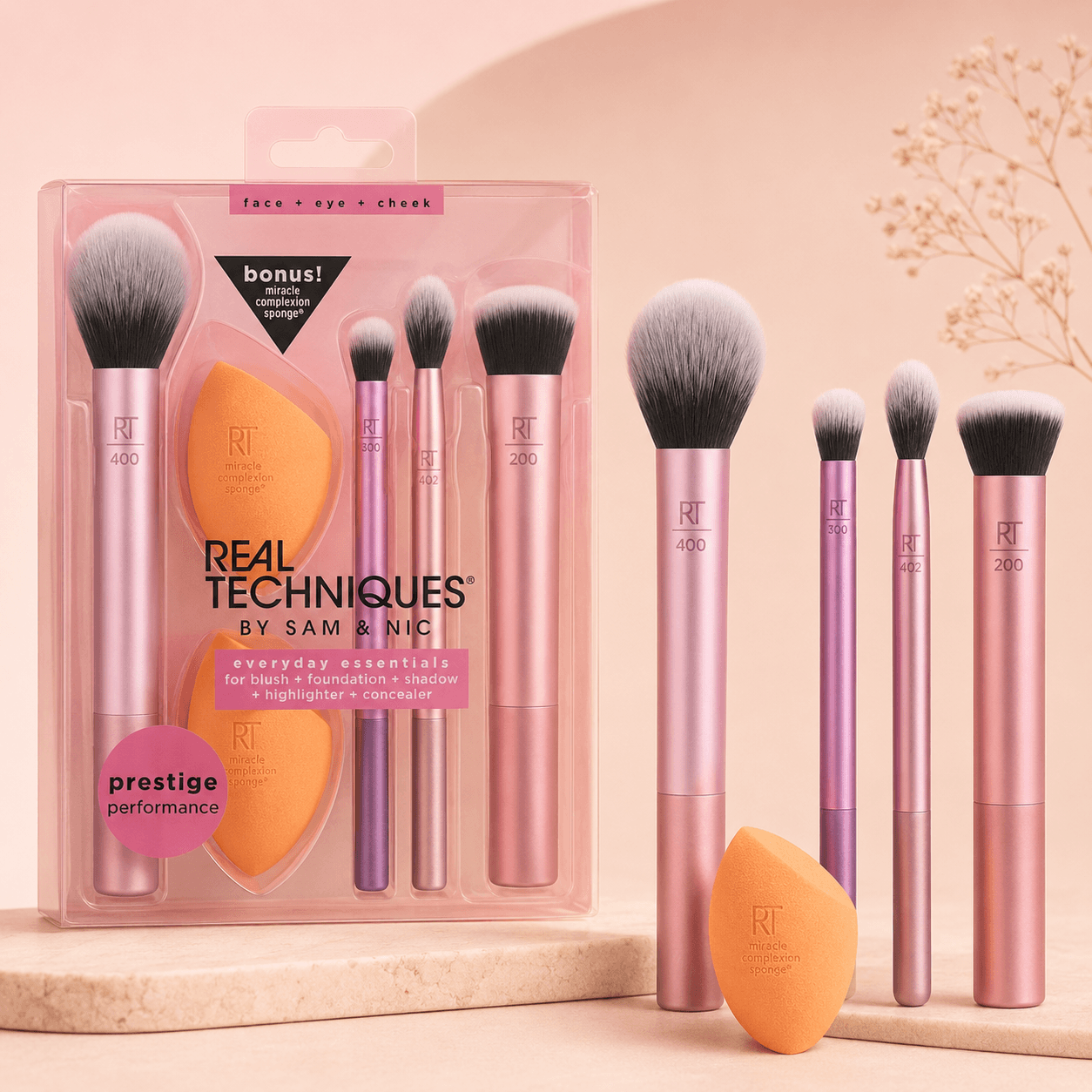 ست براش آرایشی Real Techniques Everyday Essentials