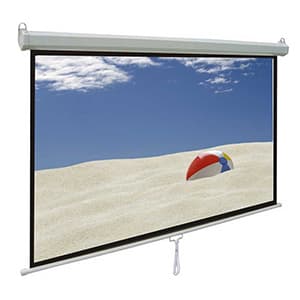 پرده نمایش 2.5 * 2.5 دستی اسکوپ