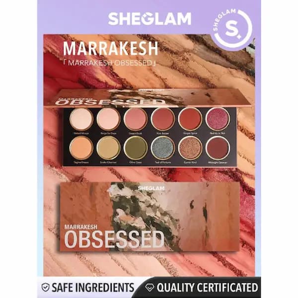 پالت سایه Marrakesh Obsessed شیگلم Sheglam — تصویر ۵