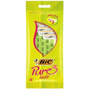 تیغ اصلاح 4 عددی بیک مدل Pure 3 Lady