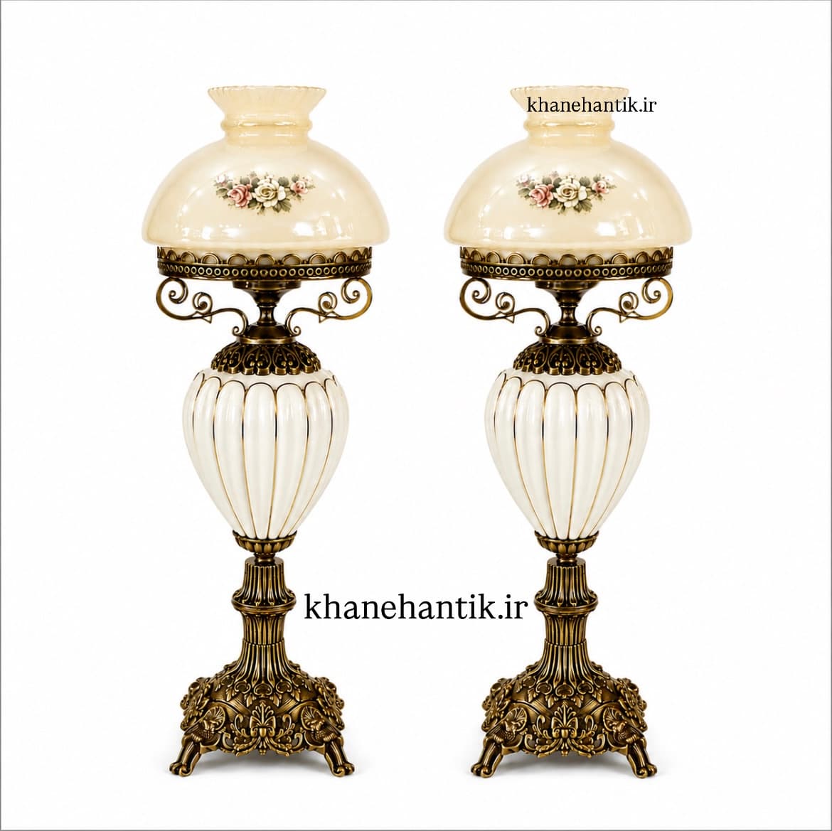 شمعدان پایه ترمه بزرگ کد ۳۱۳