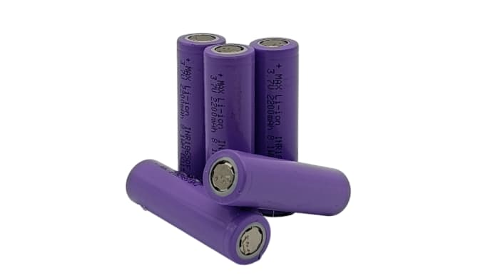باتری لیتیوم یون مدل MAX-INR18650-5C-2200Mah (استوک با کارکرد صفر)