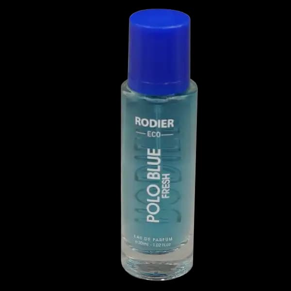 عطر جیبی مردانه رودیر اکو POLO BLUE FRESH پولو بلو فرش حجم 30 میلی لیتر