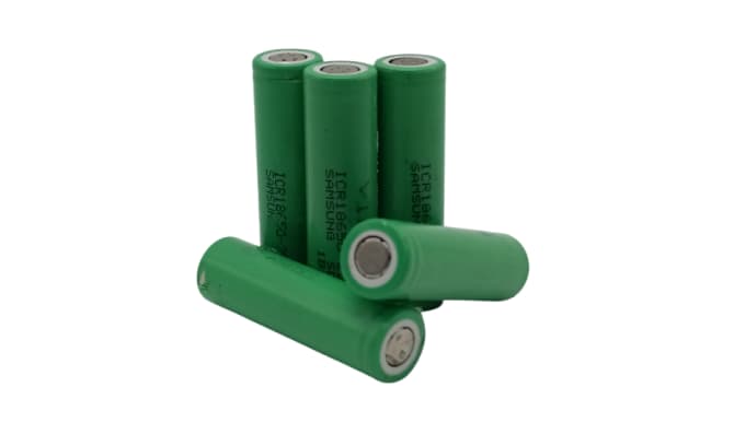 باتری لیتیوم یون مدل Samsung-ICR18650-2C-2200mAh (کارکرده درحد نو)
