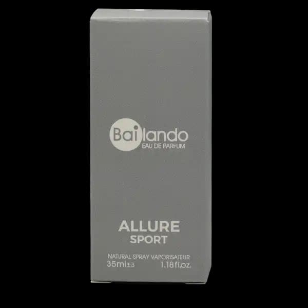 عطر جیبی مردانه بایلندو ALLURE SPORT الور اسپورت حجم 35 میلی لیتر — تصویر ۴