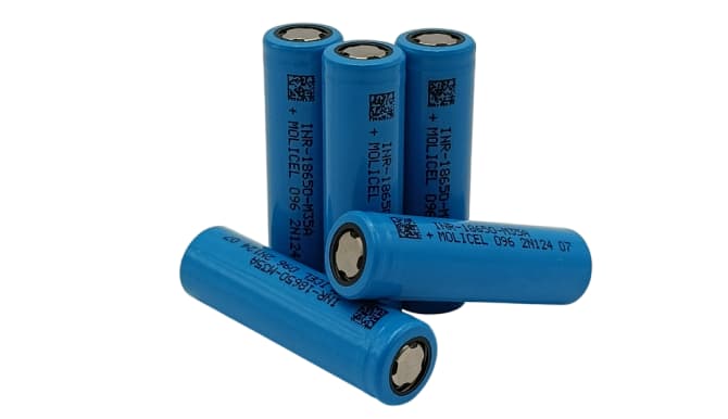 باتری لیتیوم یون مدل MOLICEL-INR18650-M35A-10C-HP-3500Mah