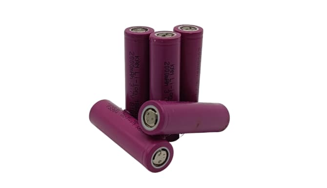 باتری لیتیوم یون مدل KAN-INR18650-10C-2000Mah (استوک با کارکرد صفر)