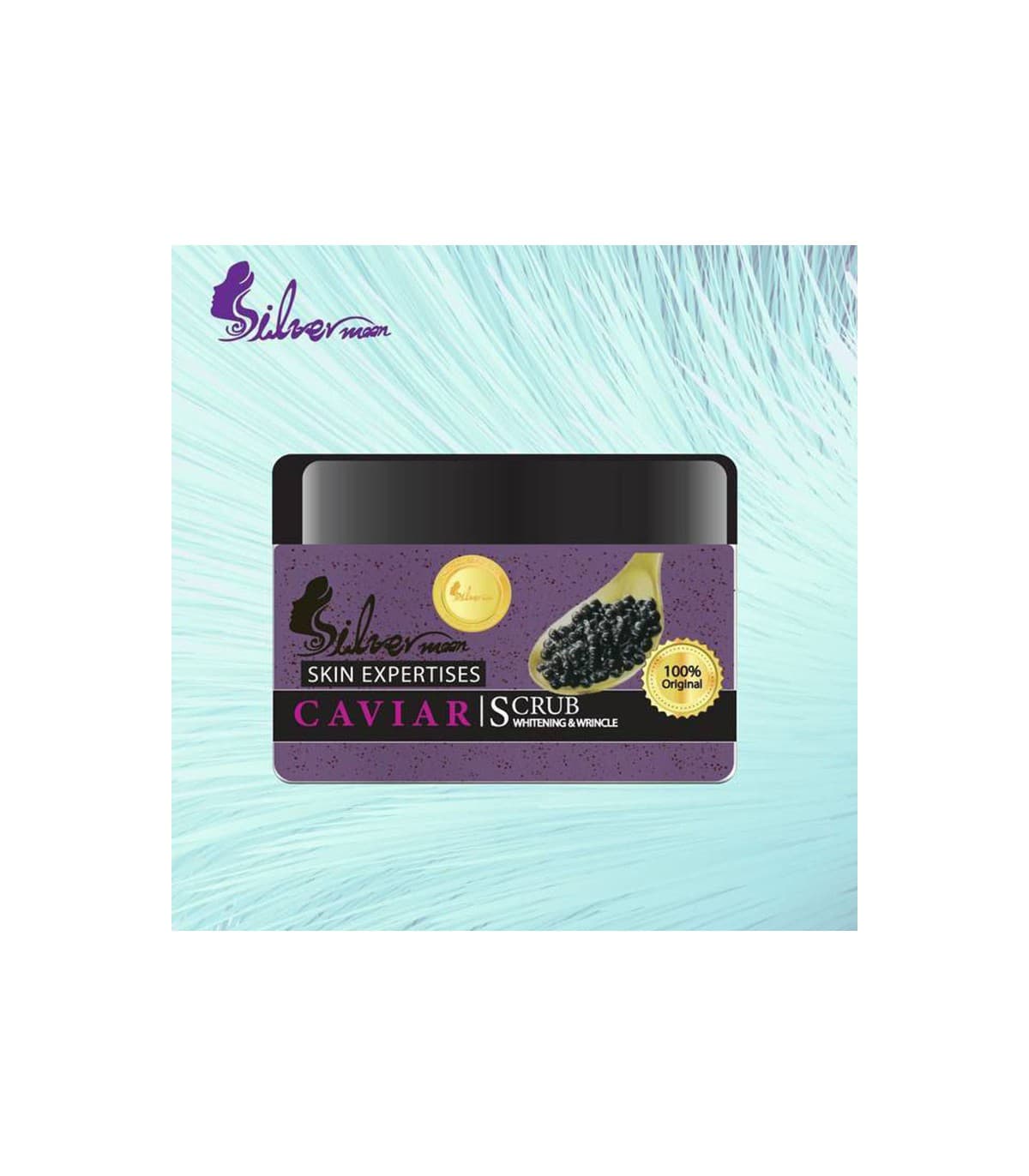 اسکراب شنی خاویار جوانساز و مرطوب کننده سیلور مون SILVER MOON — تصویر ۳