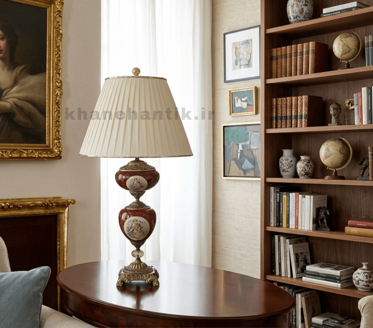 آباژور چراغ رومیزی طرح فرشته مدل وکتور