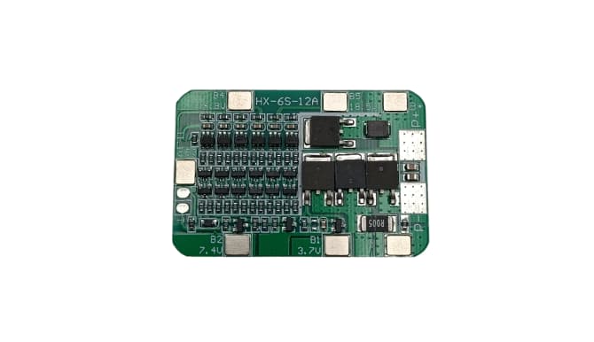 ماژول محافظ شارژ باتری لیتیوم یون مدل BMS-6s-12A