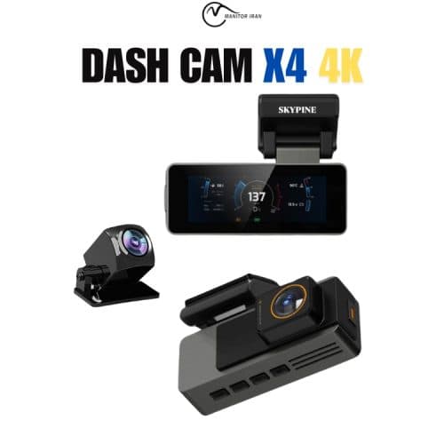 دوربین ثبت وقایع 4K مدل X4 (دو دوربین)