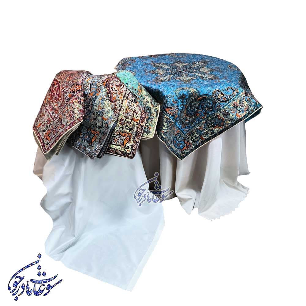 رومیزی ترمه طرح 5 رنگ — تصویر ۶