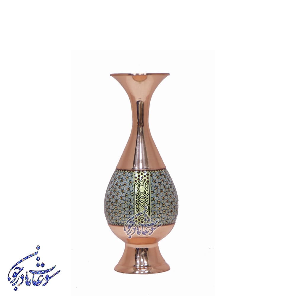 گلدان مس و خاتم صراحی سایز 25