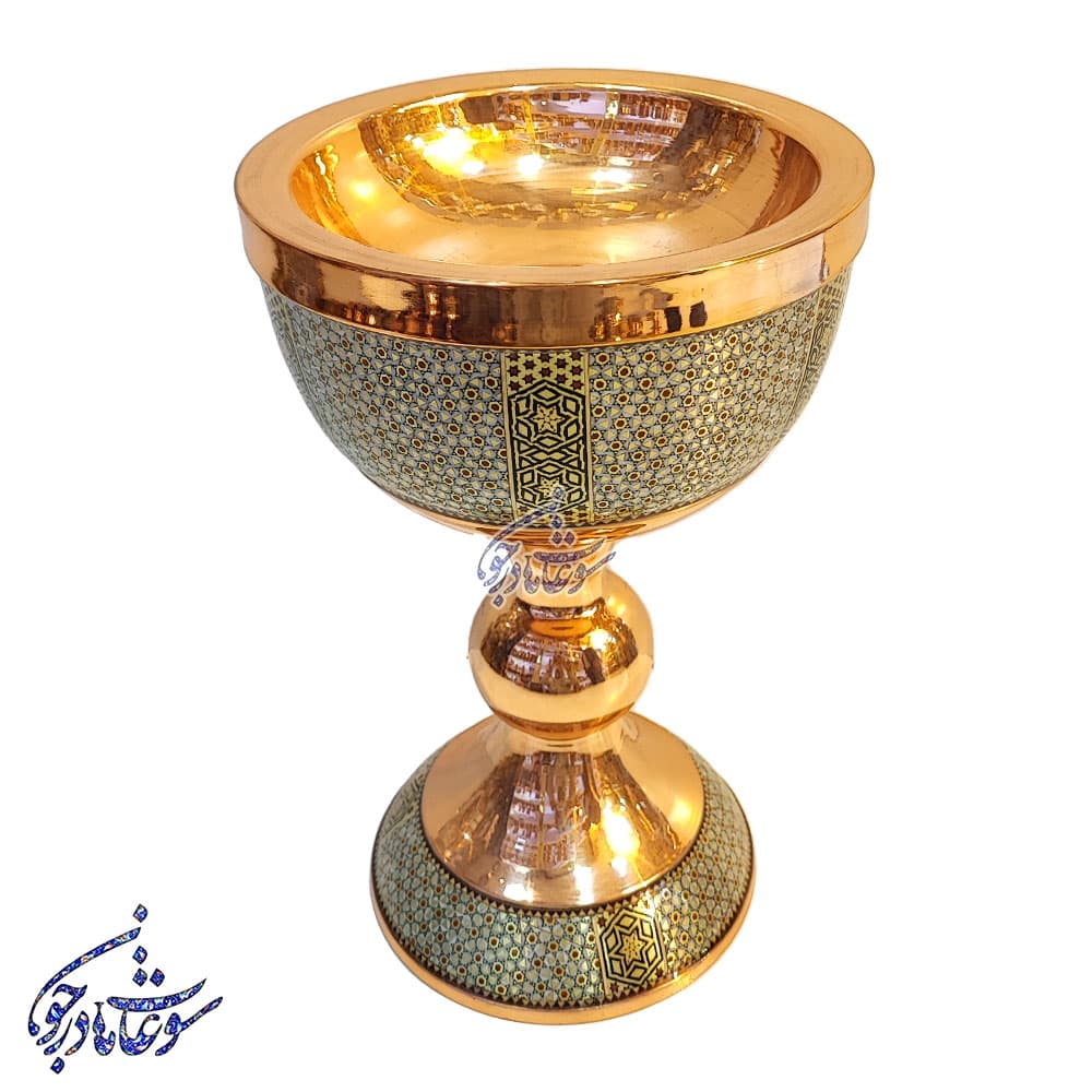 سنگاب مس و خاتم سایز 28