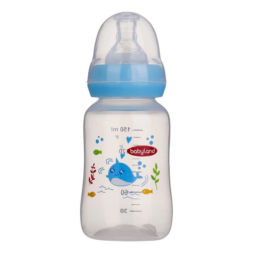 شیشه شیر بیبی لند pc کلاسیک فندقی کد 249 بلیستر 150 میل — تصویر ۲