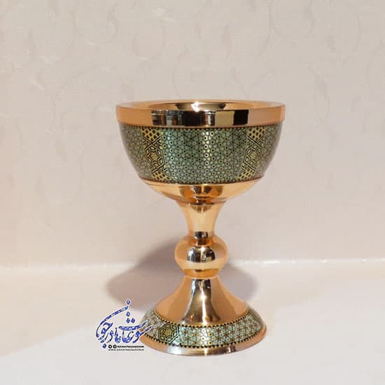 سنگاب مس و خاتم سایز 20