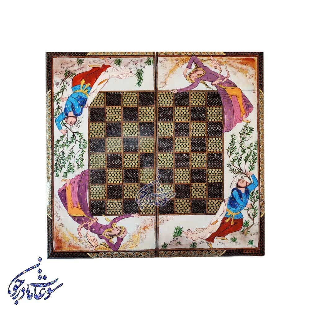 تخته نرد و شطرنج طرح چهره