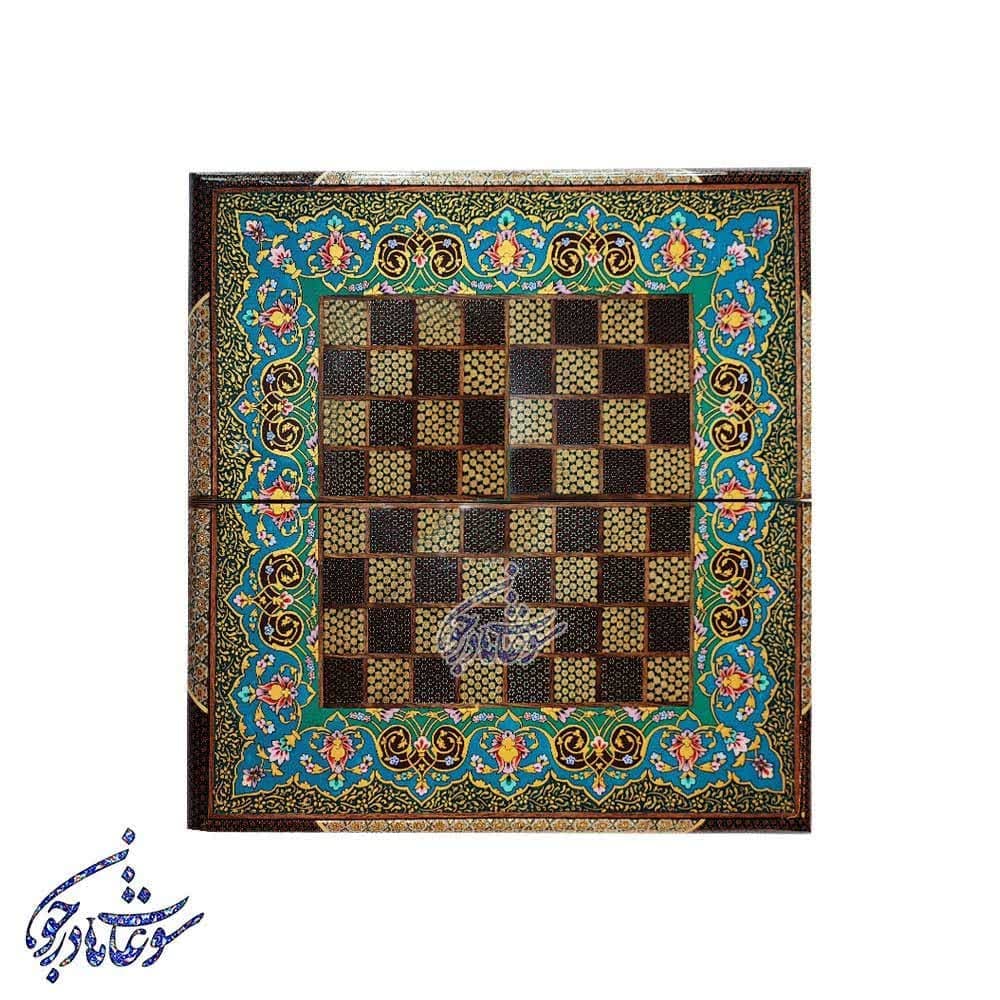 تخته نرد خاتم طرح تذهیب