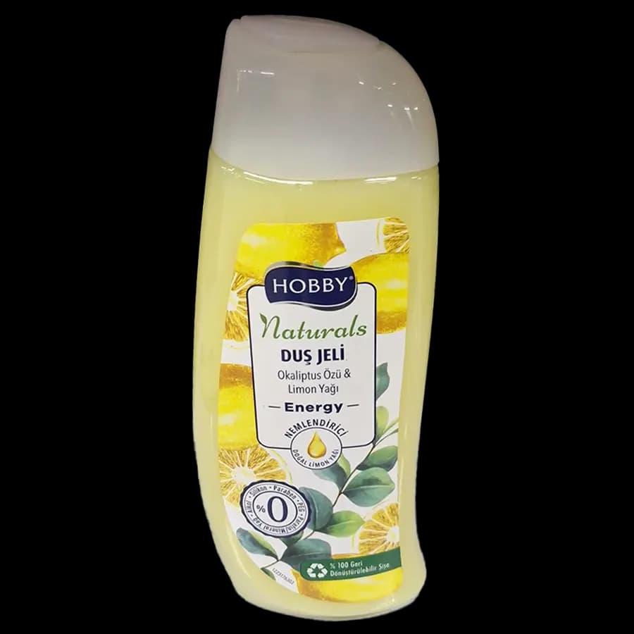 شامپو بدن هابی (Hobby) رایحه عصاره اکالیپتوس و روغن لیمو 500 میلی لیتر