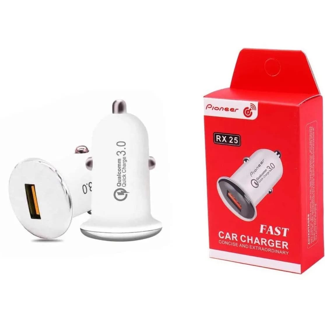 شارژر فندکی فست شارژ 18 وات پایونیر مدل Pioneer RX25 — تصویر ۲