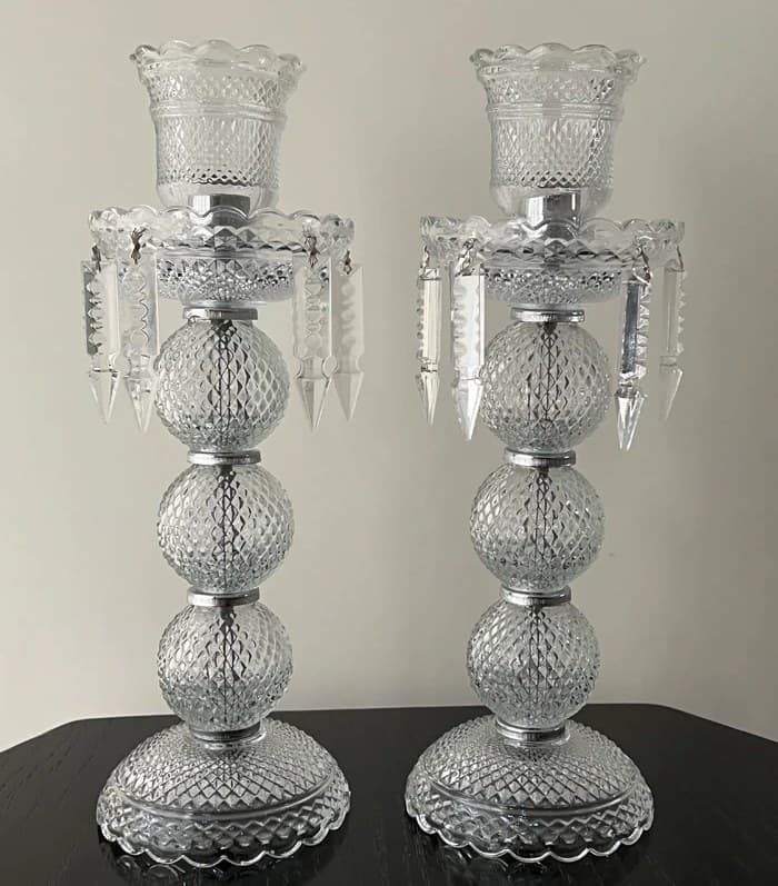 شمعدان باکارات طرح 3 گوی
