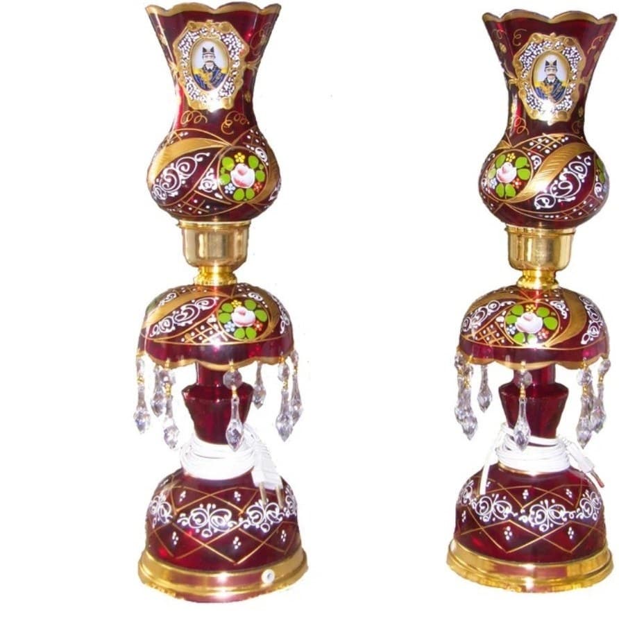 شمعدان طرح لاله عباسی مدل AS2