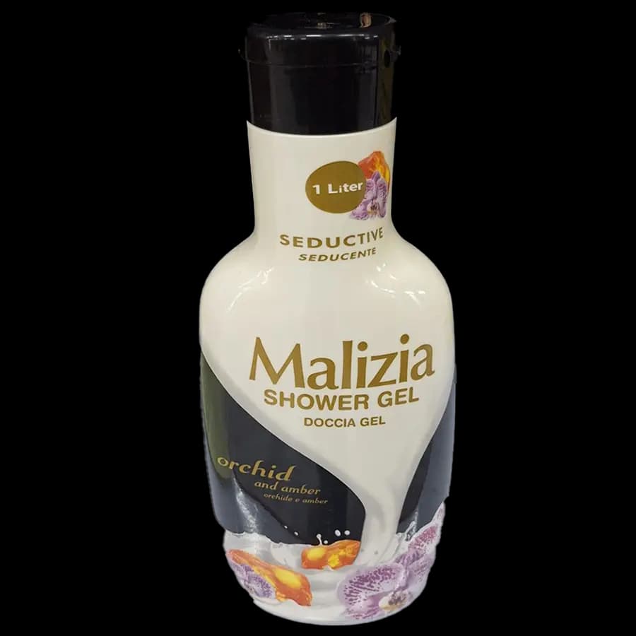 شامپو بدن مالیزیا (Malizia) رایحه ارکیده و کهربا 1000 میلی لیتر