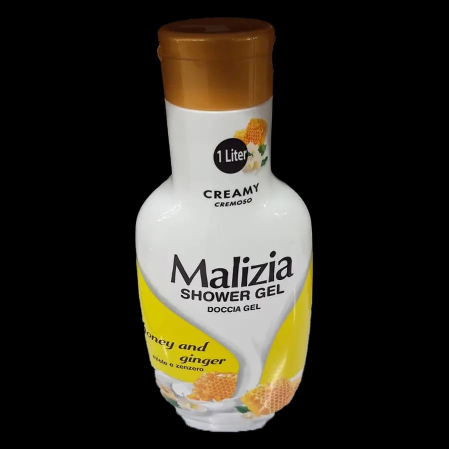 شامپو بدن مالیزیا (Malizia) رایحه عسل و زنجبیل 1000 میلی لیتر