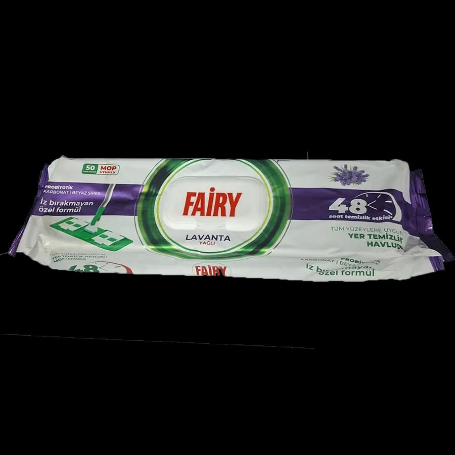 دستمال مرطوب مخصوص تی فیری رایحه اسطوخودوس بسته 50 عددی — تصویر ۲
