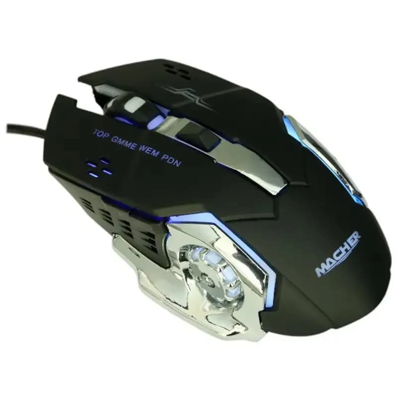 ماوس گیمینگ مچر مدل MR252 با سیم و نورپردازی RGB — تصویر ۳