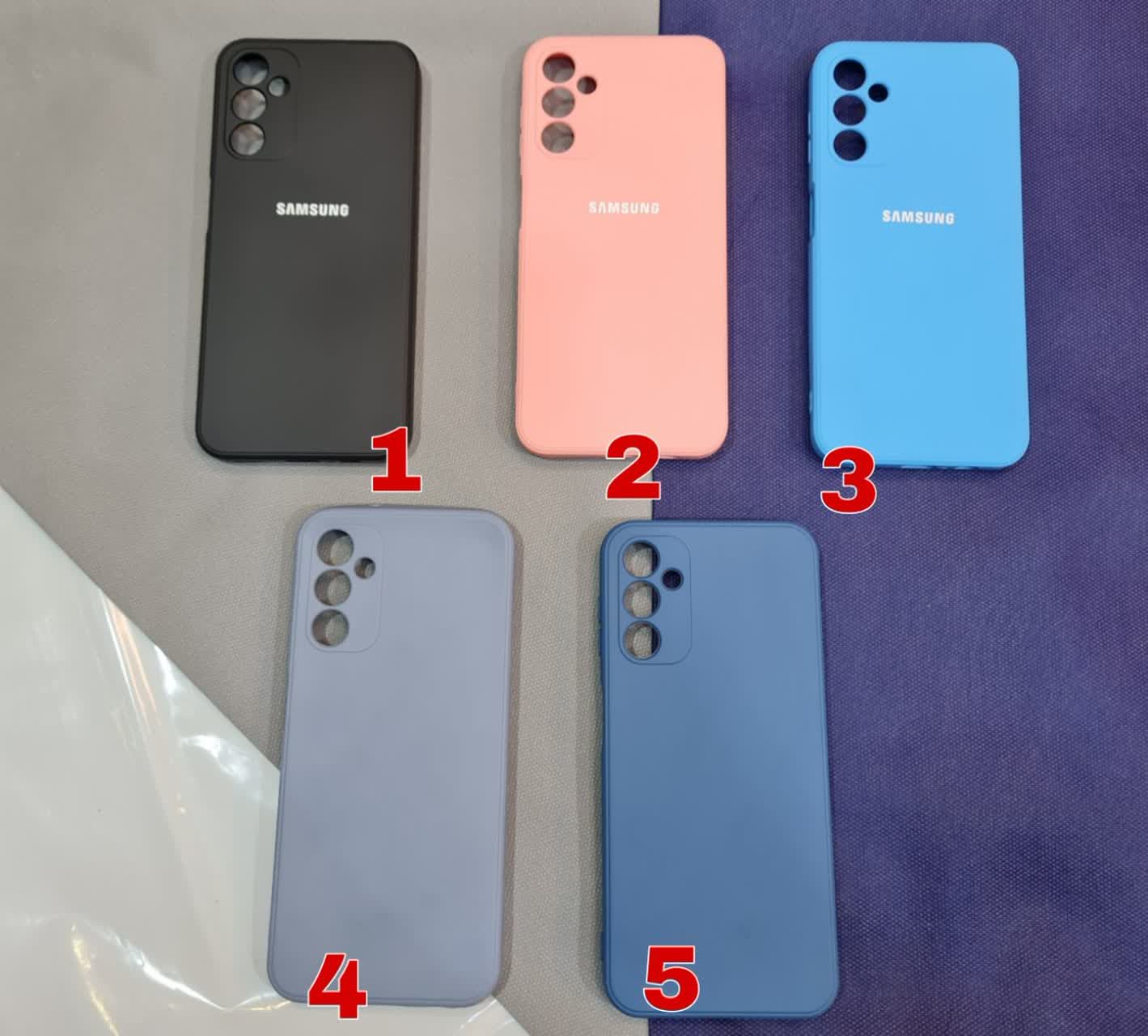 قاب سیلیکونی سامسونگ Galaxy A35 مدل طرح سیلیکونی