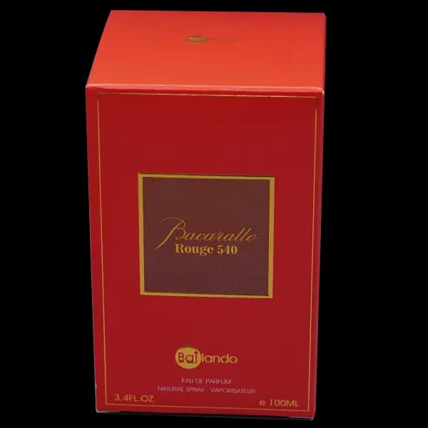 ادوپرفیوم بایلندو 540 BACARATTO ROUGE باکارات رژ حجم 100 میلی لیتر — تصویر ۴