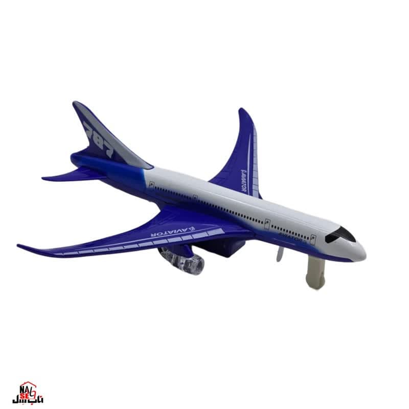 ماکت هواپیما ناب سل مدل مسافربری ایرباس موزیکال چراغدار AIRBUS 787 — تصویر ۵