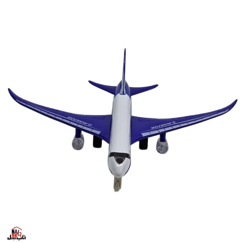 ماکت هواپیما ناب سل مدل مسافربری ایرباس موزیکال چراغدار AIRBUS 787 — تصویر ۴