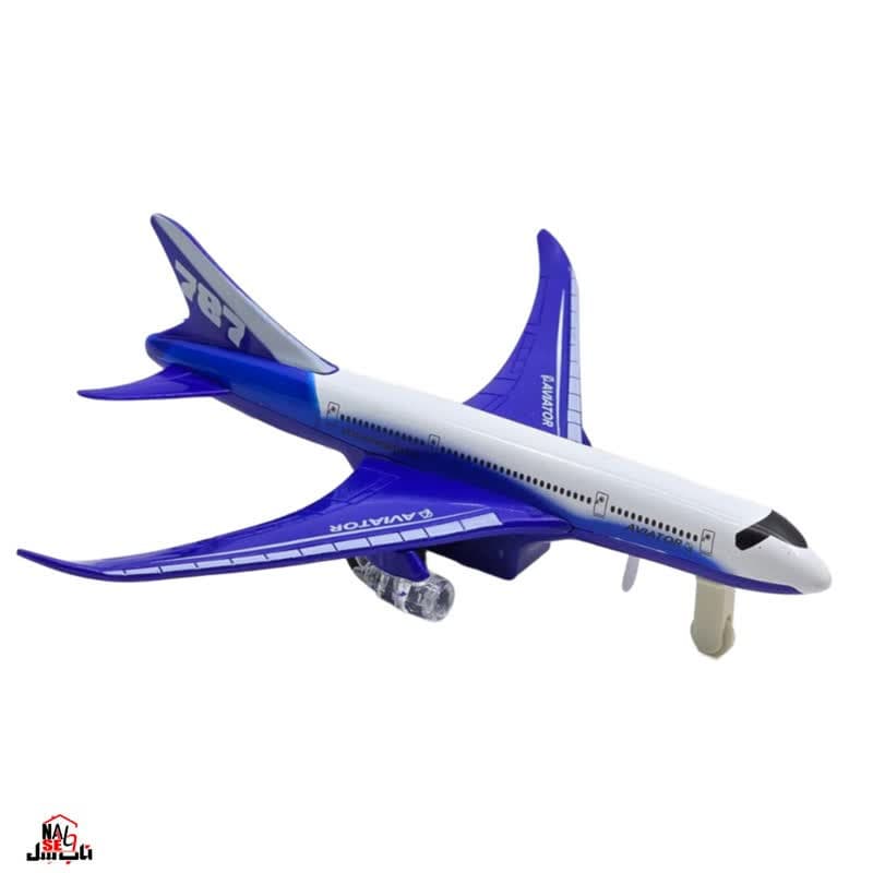 ماکت هواپیما ناب سل مدل مسافربری ایرباس موزیکال چراغدار AIRBUS 787 — تصویر ۶