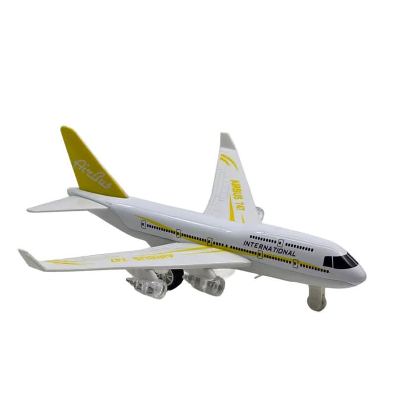 ماکت هواپیما ناب سل مدل مسافربری ایرباس موزیکال چراغدار AIRBUS 747 — تصویر ۵