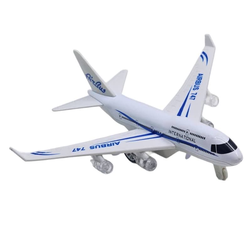 ماکت هواپیما ناب سل مدل مسافربری ایرباس موزیکال چراغدار AIRBUS 747 — تصویر ۲