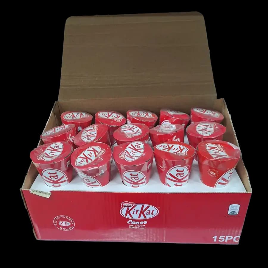 شکلات کیت کت قیفی 50 گرمی (kitkat) بسته 15 عددی