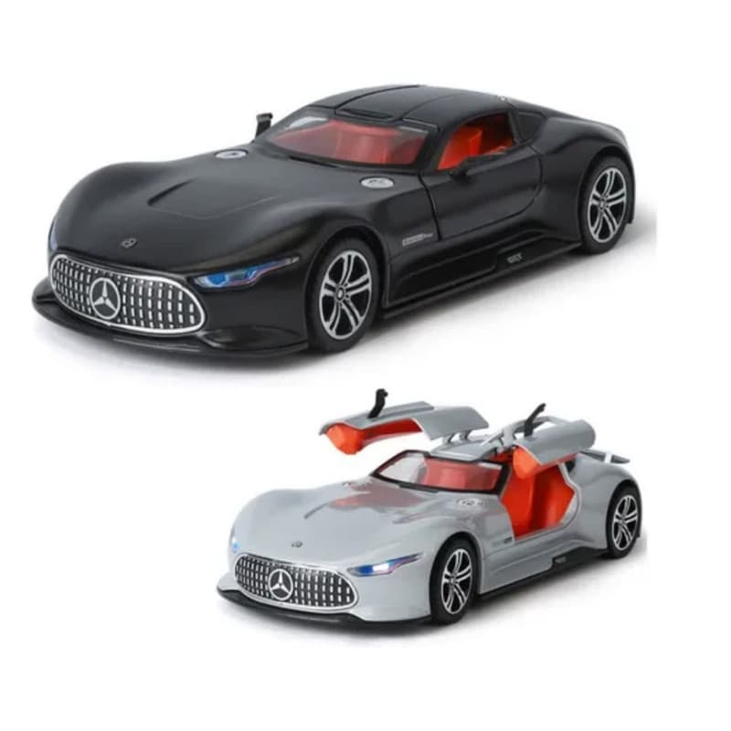 ماکت ماشین ناب سل مدل مرسدس بنز ای ام جی ویژن جی تی فلزی چراغدار درب خفاشی کد Mercedes Benz AMG Vision GT — تصویر ۳