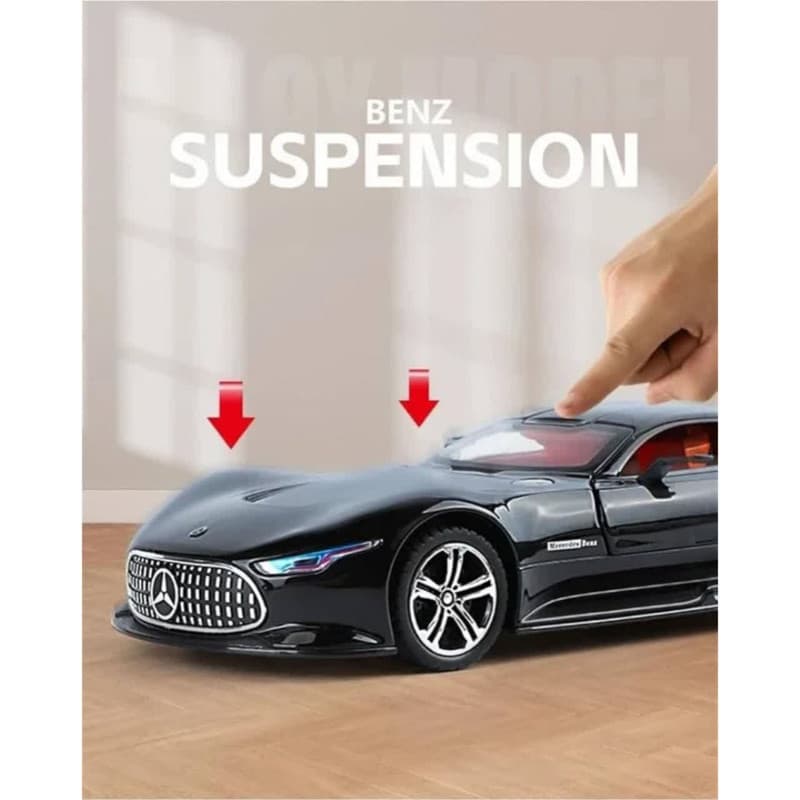 ماکت ماشین ناب سل مدل مرسدس بنز ای ام جی ویژن جی تی فلزی چراغدار درب خفاشی کد Mercedes Benz AMG Vision GT — تصویر ۵