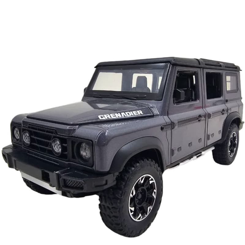 ماکت ماشین ناب سل مدل لندروور پاژن آفرود دودزا فلزی موزیکال چراغدار عقب کش کد Land Rover Offroad Pageant Smoked Metal Musical Lighted