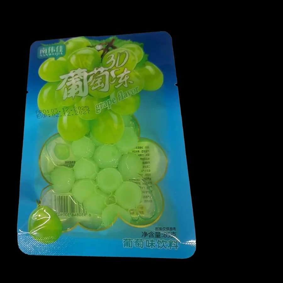 پاستیل ژله ای فانتزی طرح انگور 80 گرمی بسته 24 تایی — تصویر ۳