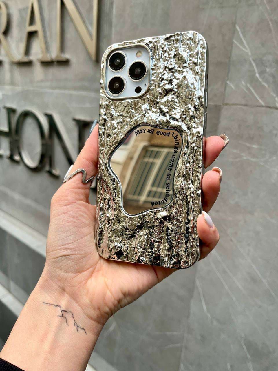 قاب کرومی اینه دار Case Mirrored — تصویر ۳