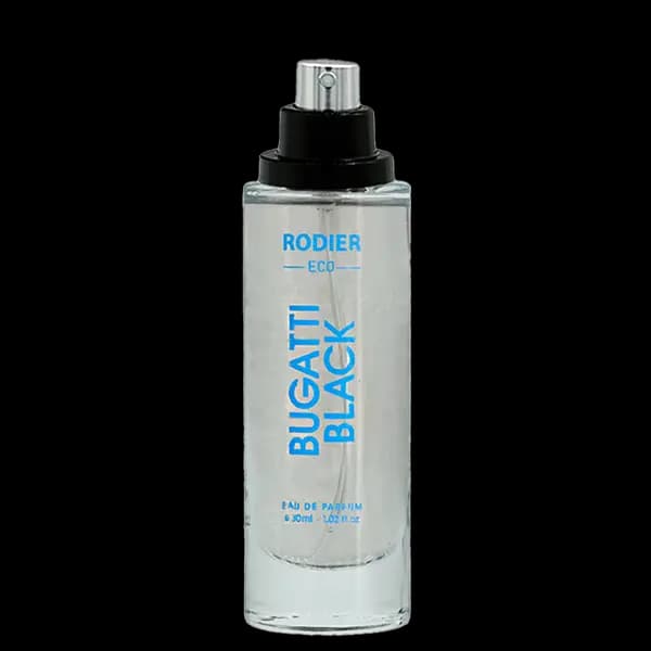 عطر جیبی مردانه رودیر اکو مدل بوگاتی بلک BUGATTI BLACK حجم 30 میلی لیتر — تصویر ۲