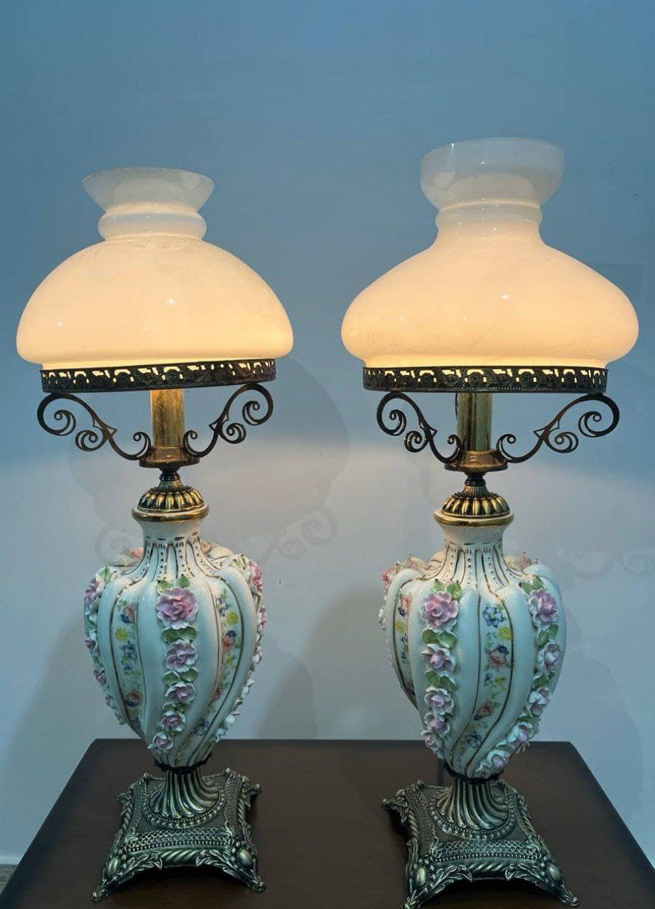 چراغ رومیزی کلاسیک طرح محرمات چینی