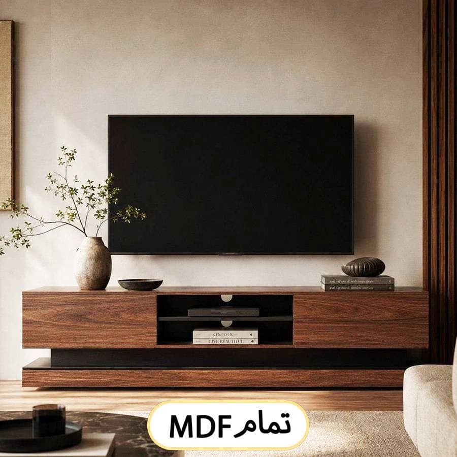 میز تلویزیون تمام ام دی اف درجه یک کد 136