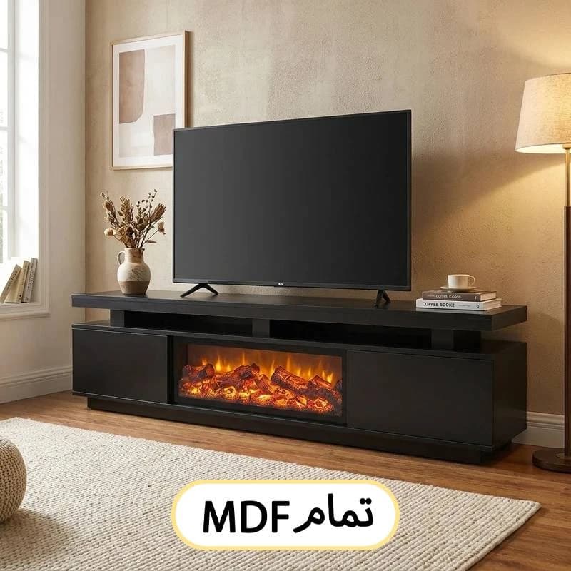 میز تلویزیون شومینه ایرانیان کد 135