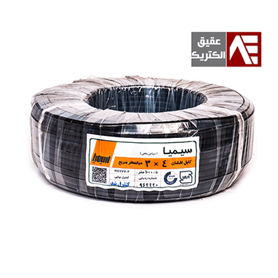 کابل افشان 4×3 سیمیا